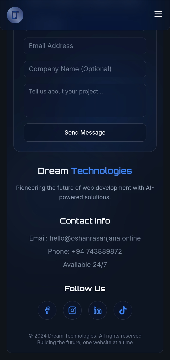 Dream Technologies Web — screenshot 4