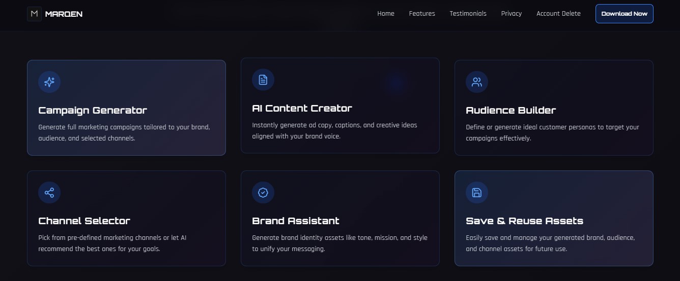 Marqen Web — screenshot 2