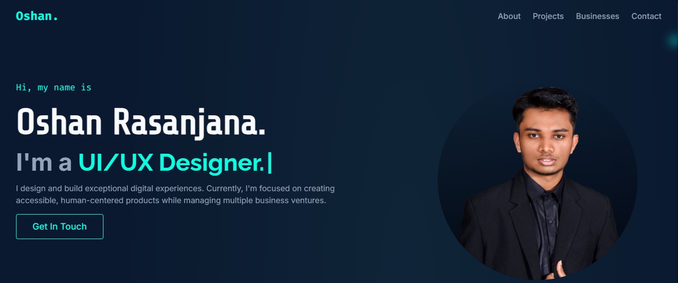 Portfolio Website V2 — screenshot 1