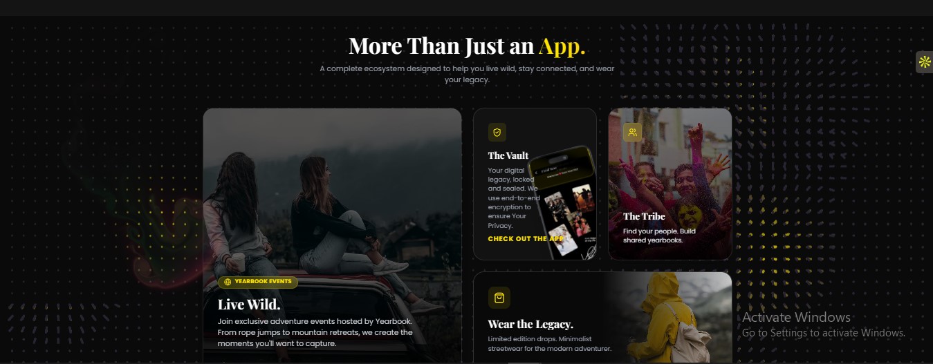 Yearbook Website — screenshot 2
